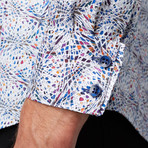 Multicolor Graphic // White (S)