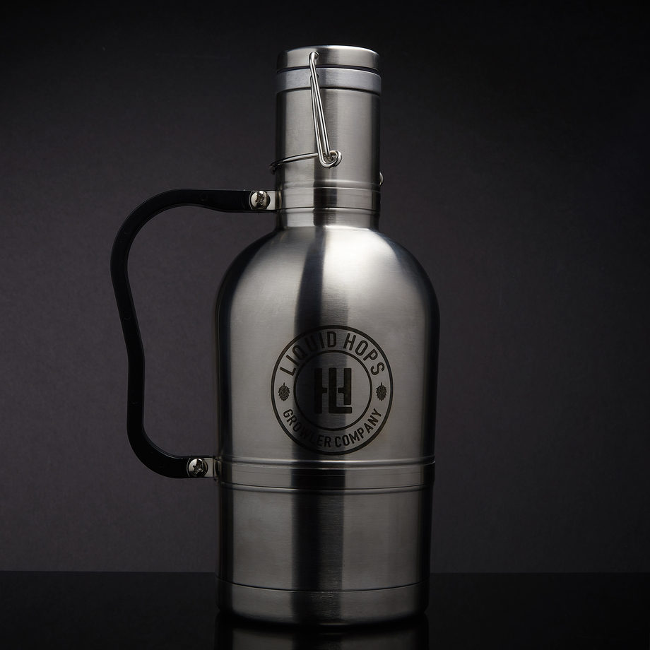 Liquid Hops Growlers Stainless Steel Growlers + Kegs Touch of Modern