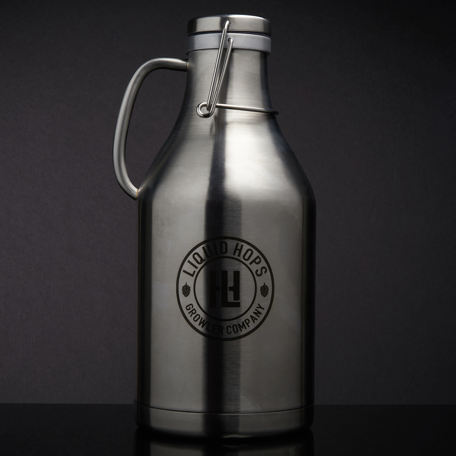 Liquid Hops Growlers Stainless Steel Growlers + Kegs Touch of Modern