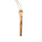 Clair d'Epines Necklace // Brass