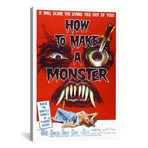 How To Make a Monster // Vintage Movie Poster (18"W x 26"H x .75"D)