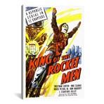 King of The Rocket Men // Vintage Movie Poster (18"W x 26"H x .75"D)