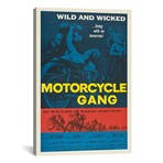 Motorcycle Gang Vintage Movie Poster (18"W x 26"H x .75"D)