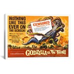 Godzilla Vs. The Thing // Vintage Movie Poster (26"W x 18"H x 0.75"D)