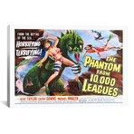 The Phantom From 10,000 Leagues // Vintage Movie Poster (26"W x 18"H x .75"D)