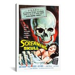 Screaming Skull // Vintage Movie Poster (18"W x 26"H x .75"D)