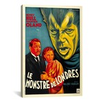 Monstre De Londres (Werewolf of London) // Vintage Movie Poster (18"W x 26"H x .75"D)