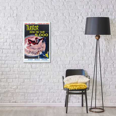 Terror from the Year 5000 // Vintage Movie Poster (18"W x 26"H x .75"D)