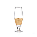 Daphne Prosecco Glass // Gold // Set of 4