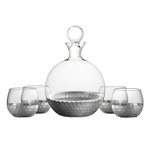 Daphne Decanter Set // Platinum