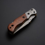 Clip Point Long Bolster (Rosewood)