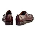 Savas Plain Toe Cap Brogue // Brown (Euro: 43)