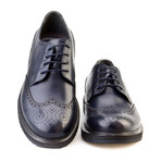 Bayram // Wingtip Brogue // Dark Blue (Euro: 39)