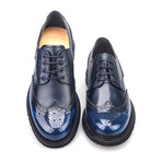 Serhat Wingtip Brogue // Dark Blue (Euro: 40)