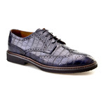 Arslan Wingtip Oxford // Dark Blue (Euro: 42)