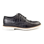 Arslan Wingtip Oxford // Black Croco (Euro: 40)