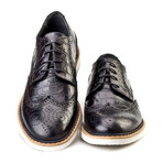 Arslan Wingtip Oxford // Black Croco (Euro: 40)