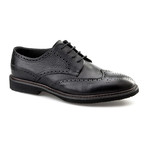 Arslan Grainy Wingtip Oxford // Black (Euro: 41)