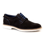 Egeman Suede Oxford // Black (Euro: 42)