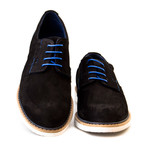 Egeman Suede Oxford // Black (Euro: 42)