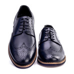 Demir Wingtip Oxford // Dark Blue (Euro: 40)