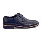 Cumhur Perforated Oxford // Dark Blue (Euro: 42)