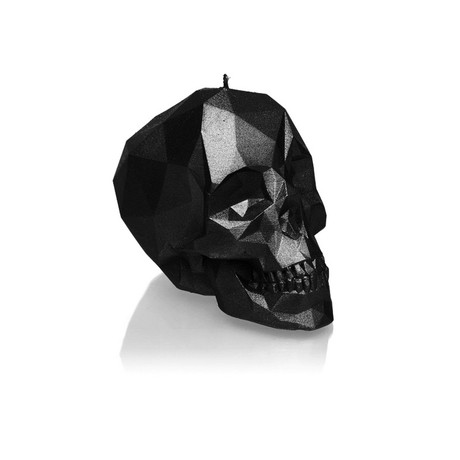 Skull Candle // Silver (Metallic Black)