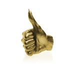 Hand OK // Set of 2 (Brass)