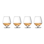 Daphne Pinot Noir Glasses // Gold // Set of 4