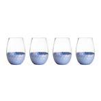 Daphne Stemless // Blue // Set of 4