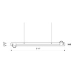 Linear H4 Adjustable Single Suspension Light // White