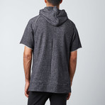 Cleveland Short-Sleeve Hoodie // Heather Charcoal (L)