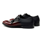 Carlos Double Monk Strap Oxford // Red (US: 8)