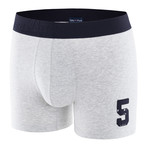 Number Patch Boxer Brief // Gray (XL)