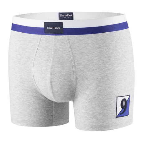 Sports Patch Boxer Brief // Gray (S)