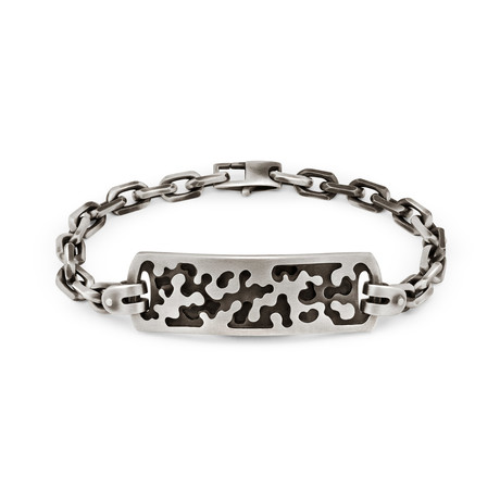 Camouflage ID Bracelet // Sterling Silver (XSmall)