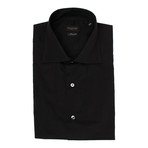 Solid Interfit Dress Shirt // Black (US: 16.5)