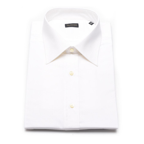 Solid Dress Shirt // White (US: 15)