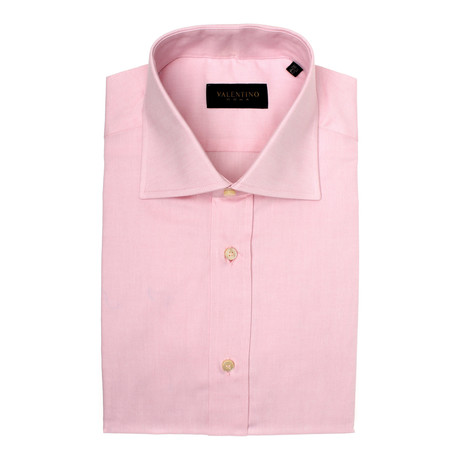 Solid Dress Shirt // Pink (US: 15)