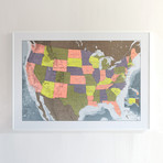 USA Map // Version 2 (Paper)