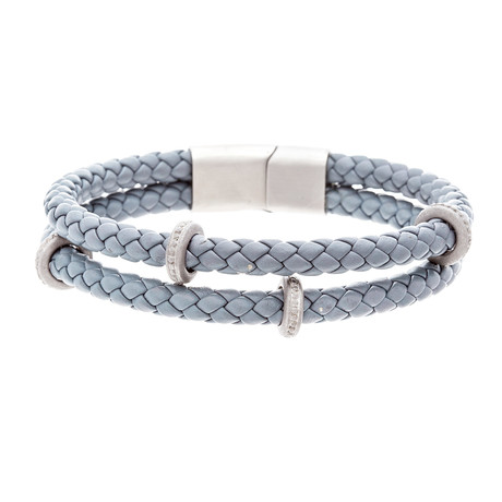 Double Strand Bracelet // Light Blue