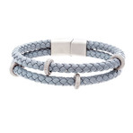 Double Strand Bracelet // Light Blue