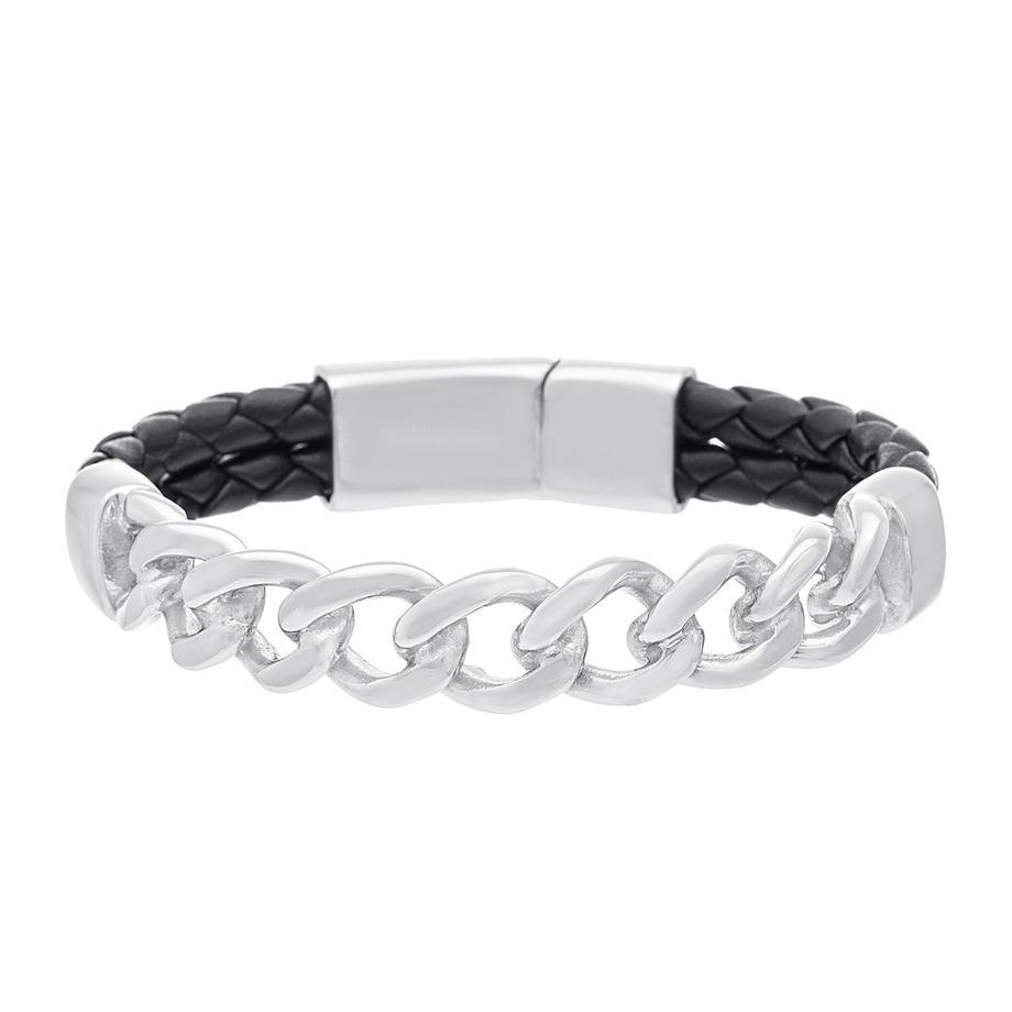 NES Jewelry Men's Leather Essentials Touch of Modern