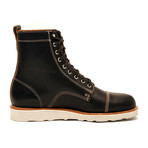 Hunter Lace-Up Tall Sneaker Boot // Black (US: 8.5)