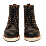 Hunter Lace-Up Tall Sneaker Boot // Black (US: 8.5)
