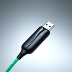 LED Glowing Cable // Green