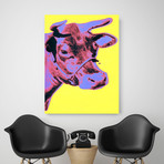 Daisy The Cow // Purple (Paper Print: 16"W x 22"H)