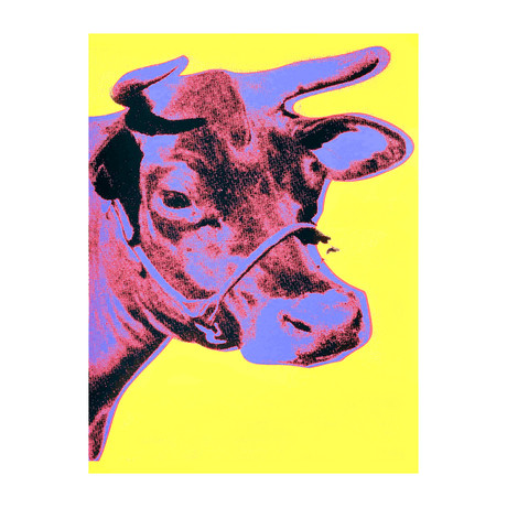 Daisy The Cow // Purple (Paper Print: 16"W x 22"H)
