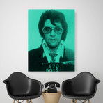 Elvis 1975 // Green (Paper Print: 16"W x 22"H)