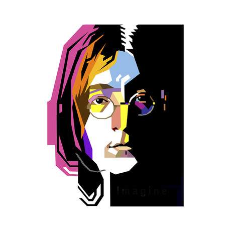 Lennon (Paper Print: 16"W x 22"H)